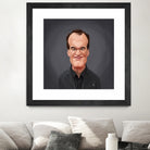 Quentin Tarantino by Rob Snow on GIANT ART - gray digital painting