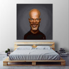 Samuel L Jackson by Rob Snow on GIANT ART - black digital painting