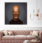 Samuel L Jackson by Rob Snow on GIANT ART - black digital painting