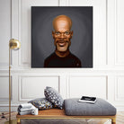 Samuel L Jackson by Rob Snow on GIANT ART - black digital painting