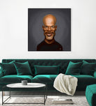 Samuel L Jackson by Rob Snow on GIANT ART - black digital painting