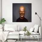 Samuel L Jackson by Rob Snow on GIANT ART - black digital painting