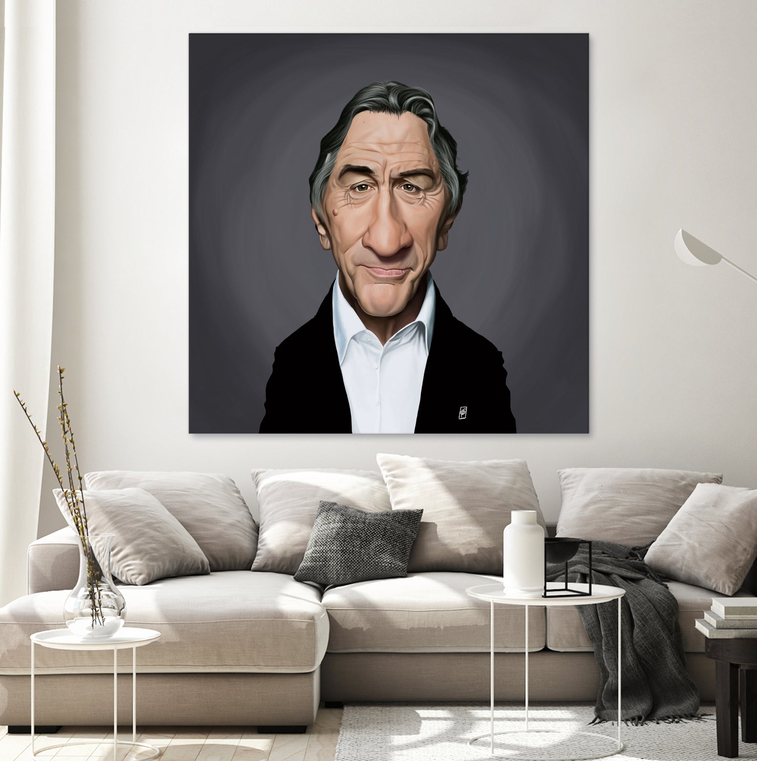 Robert De Nero by Rob Snow on GIANT ART - brown digital painting