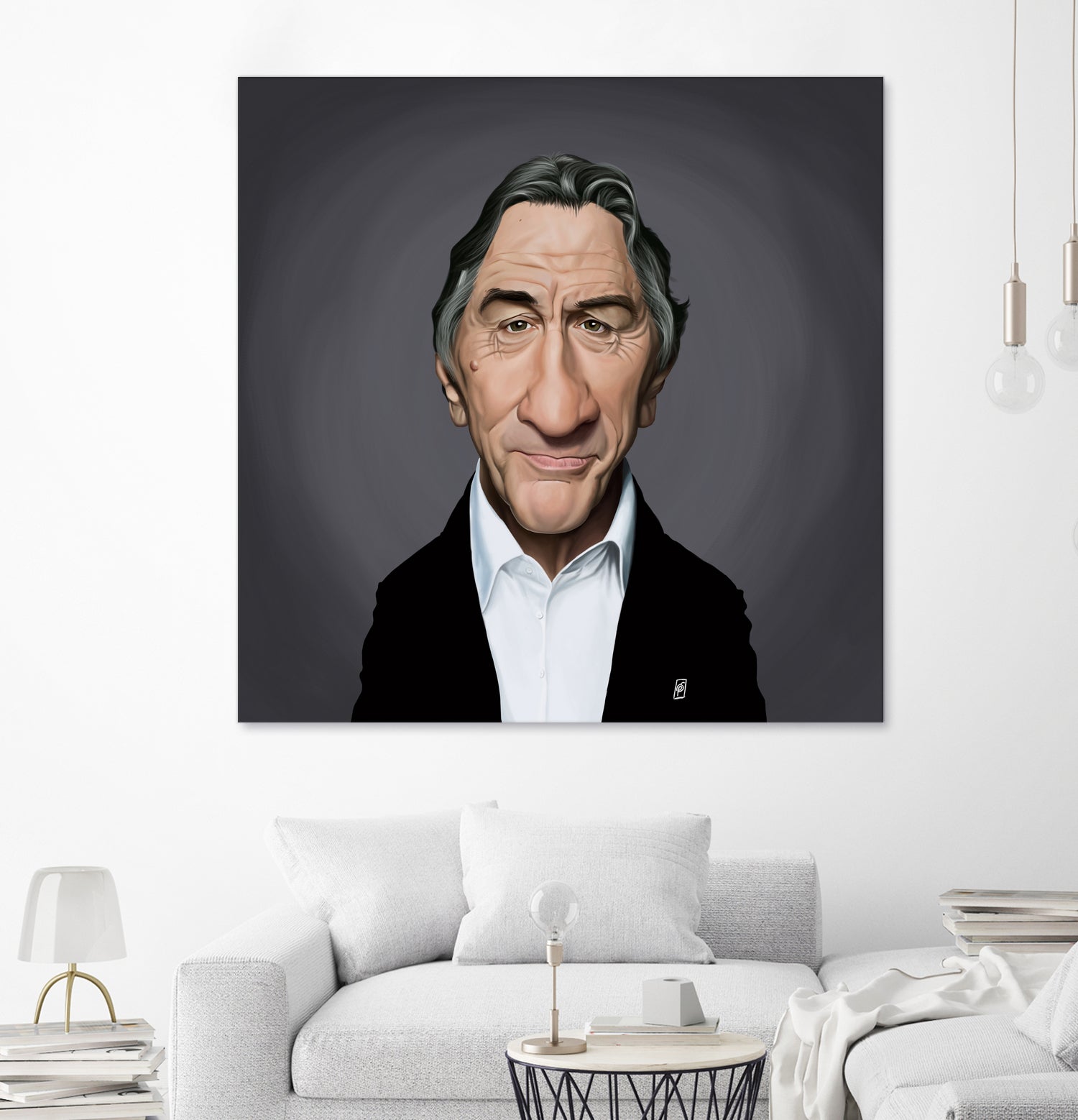 Robert De Nero by Rob Snow on GIANT ART - brown digital painting