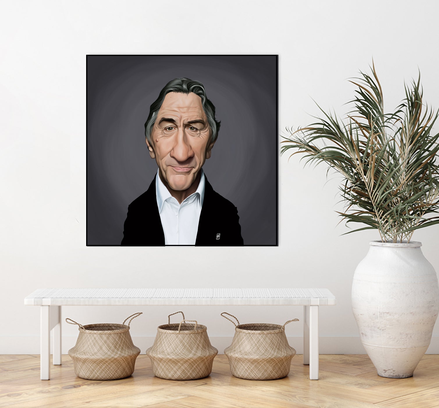 Robert De Nero by Rob Snow on GIANT ART - brown digital painting