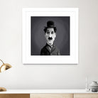 Charlie Chaplin by Rob Snow on GIANT ART - gray digital painting