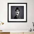 Charlie Chaplin by Rob Snow on GIANT ART - gray digital painting