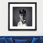 Audrey Hepburn by Rob Snow on GIANT ART - gray digital painting