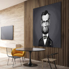 Abraham Lincoln by Rob Snow on GIANT ART - gray digital painting