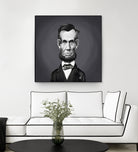 Abraham Lincoln by Rob Snow on GIANT ART - gray digital painting