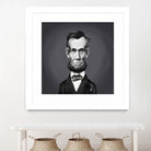 Abraham Lincoln by Rob Snow on GIANT ART - gray digital painting