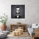 Abraham Lincoln by Rob Snow on GIANT ART - gray digital painting