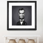 Abraham Lincoln by Rob Snow on GIANT ART - gray digital painting