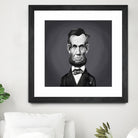 Abraham Lincoln by Rob Snow on GIANT ART - gray digital painting