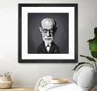 Sigmund Freud by Rob Snow on GIANT ART - gray digital painting