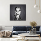 Groucho Marx by Rob Snow on GIANT ART - gray digital painting