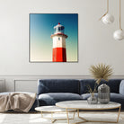 Lighthouse by Dmitry Belousov on GIANT ART - red photo illustration