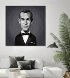 Sean Connery by Rob Snow on GIANT ART - gray digital painting