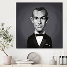 Sean Connery by Rob Snow on GIANT ART - gray digital painting