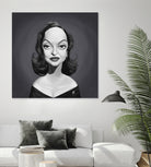 Bette Davis by Rob Snow on GIANT ART - gray digital painting