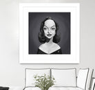 Bette Davis by Rob Snow on GIANT ART - gray digital painting