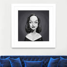 Bette Davis by Rob Snow on GIANT ART - gray digital painting