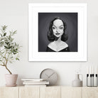 Bette Davis by Rob Snow on GIANT ART - gray digital painting