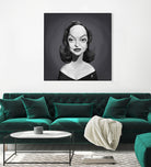 Bette Davis by Rob Snow on GIANT ART - gray digital painting