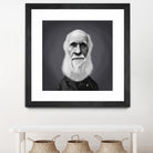 Charles Darwin by Rob Snow on GIANT ART - gray digital painting