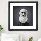 Charles Darwin by Rob Snow on GIANT ART - gray digital painting