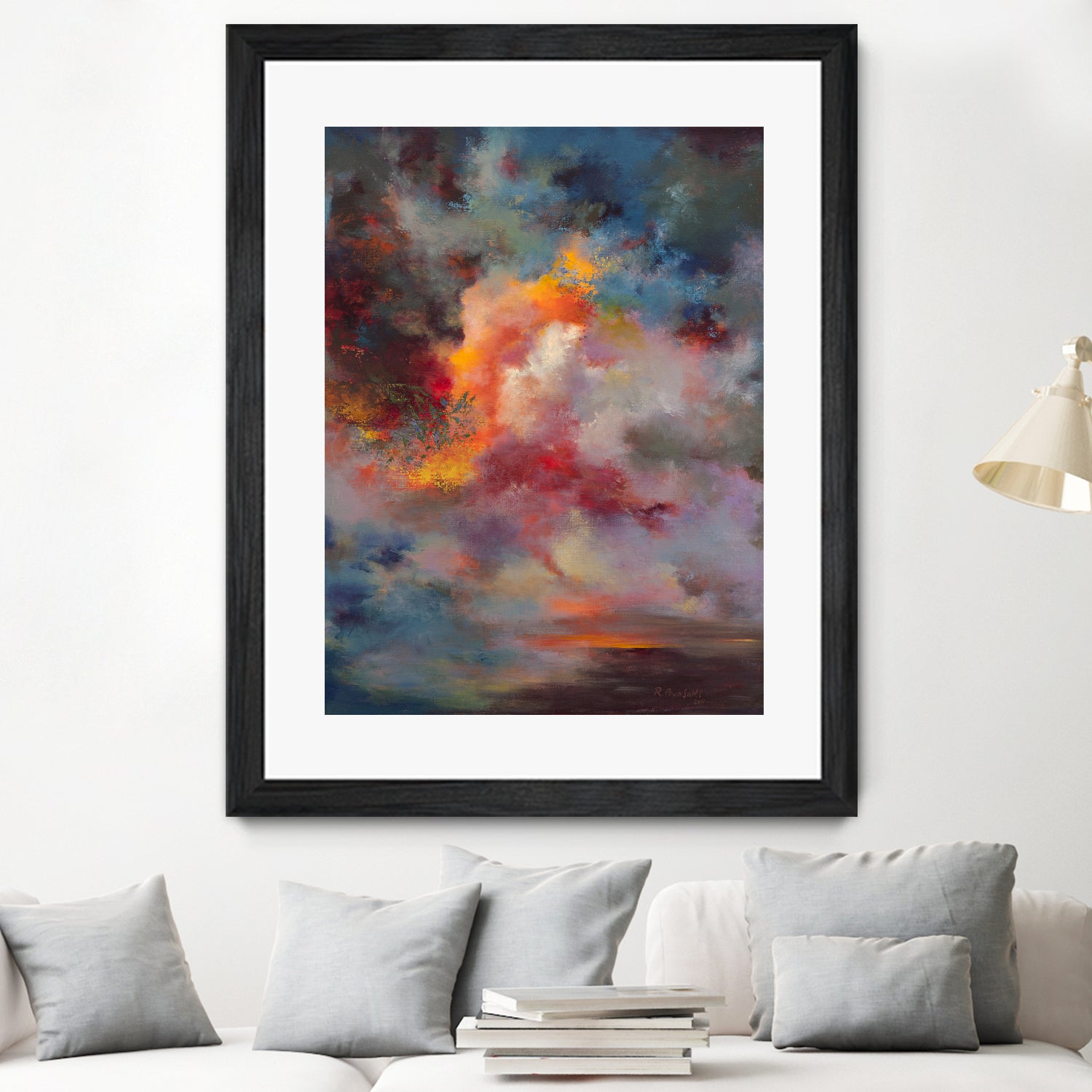 Sunset (#7004) by Rikka Ayasaki on GIANT ART - orange digital painting