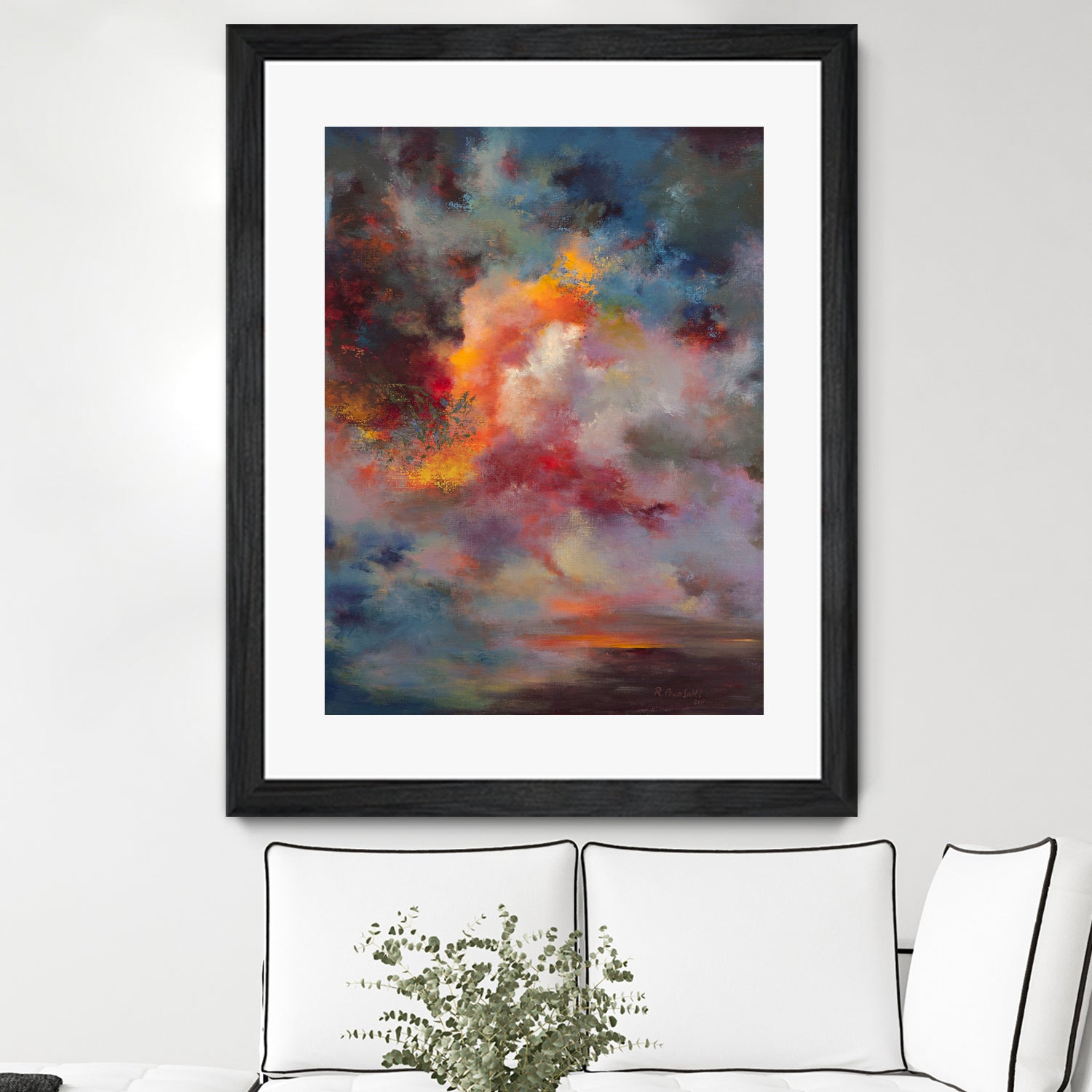 Sunset (#7004) by Rikka Ayasaki on GIANT ART - orange digital painting