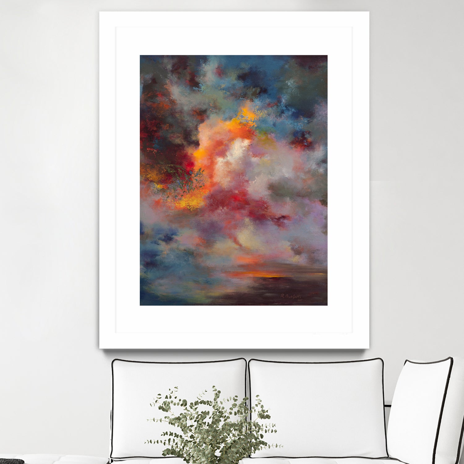 Sunset (#7004) by Rikka Ayasaki on GIANT ART - orange digital painting