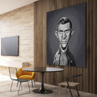 Steve McQueen by Rob Snow on GIANT ART - gray digital painting