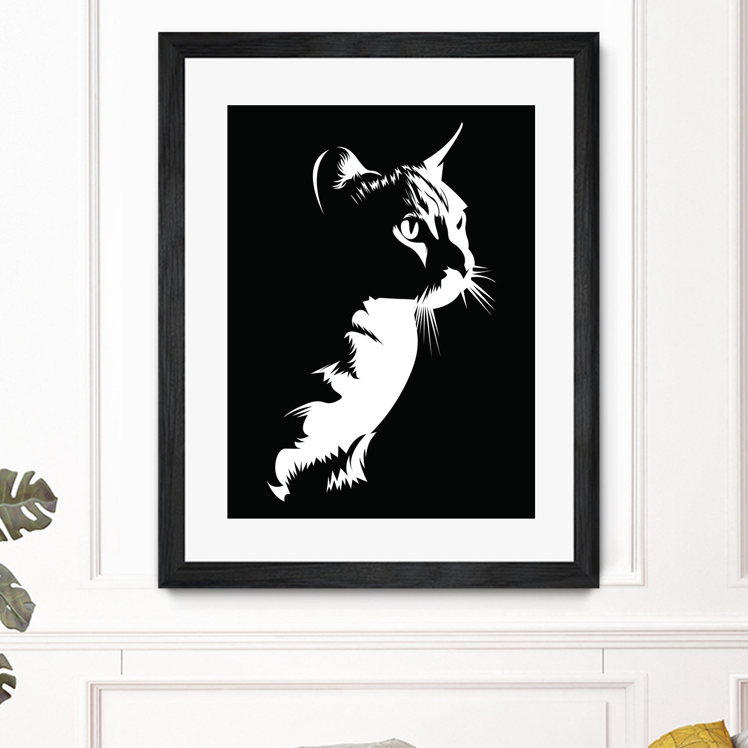 cat silhouette by sarta . on GIANT ART - white vector illustration