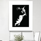 cat silhouette by sarta . on GIANT ART - white vector illustration