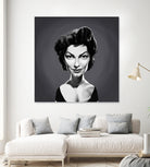 Ava Gardner by Rob Snow on GIANT ART - gray digital painting