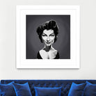 Ava Gardner by Rob Snow on GIANT ART - gray digital painting