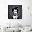 Ava Gardner by Rob Snow on GIANT ART - gray digital painting