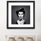 Ava Gardner by Rob Snow on GIANT ART - gray digital painting