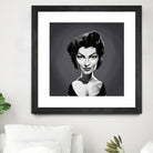 Ava Gardner by Rob Snow on GIANT ART - gray digital painting