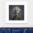 Frank Lloyd Wright by Rob Snow on GIANT ART - gray digital painting