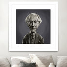 Frank Lloyd Wright by Rob Snow on GIANT ART - gray digital painting