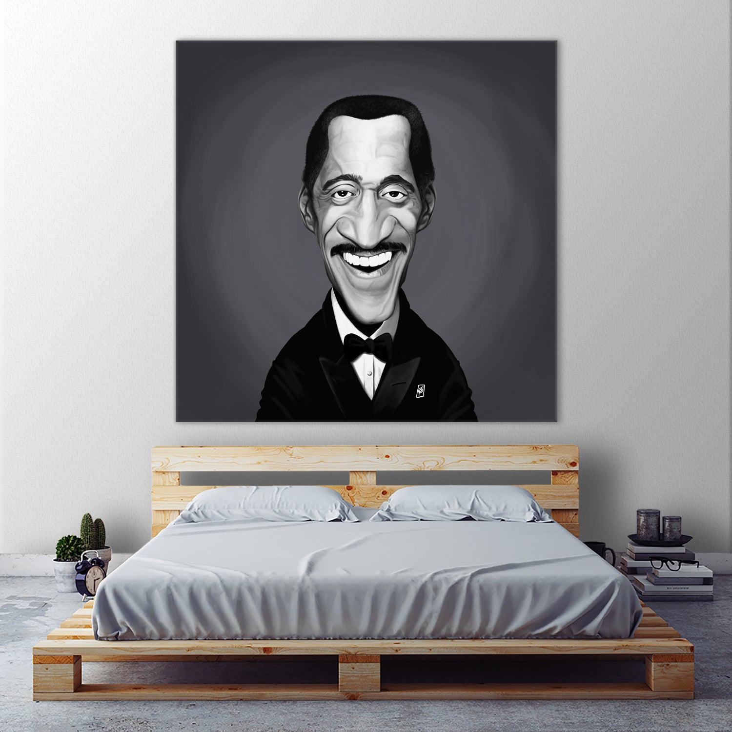 Sammy Davis Jnr by Rob Snow on GIANT ART - gray digital painting