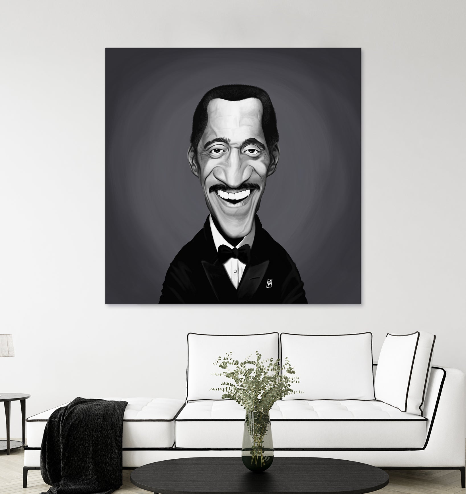 Sammy Davis Jnr by Rob Snow on GIANT ART - gray digital painting