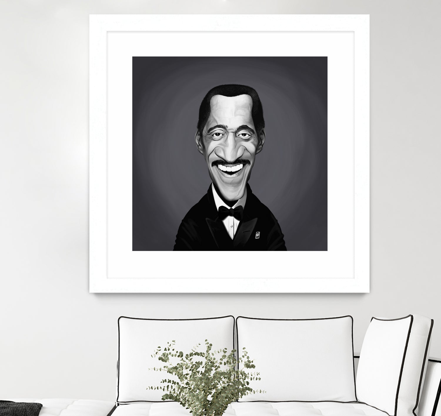 Sammy Davis Jnr by Rob Snow on GIANT ART - gray digital painting