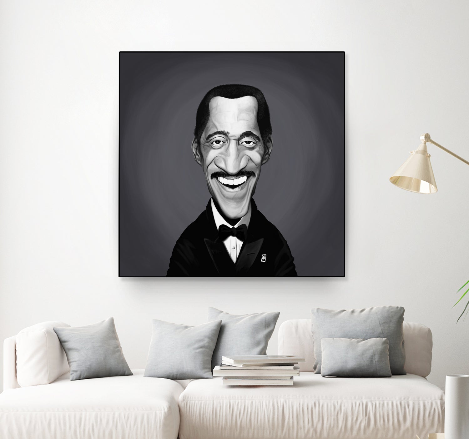 Sammy Davis Jnr by Rob Snow on GIANT ART - gray digital painting