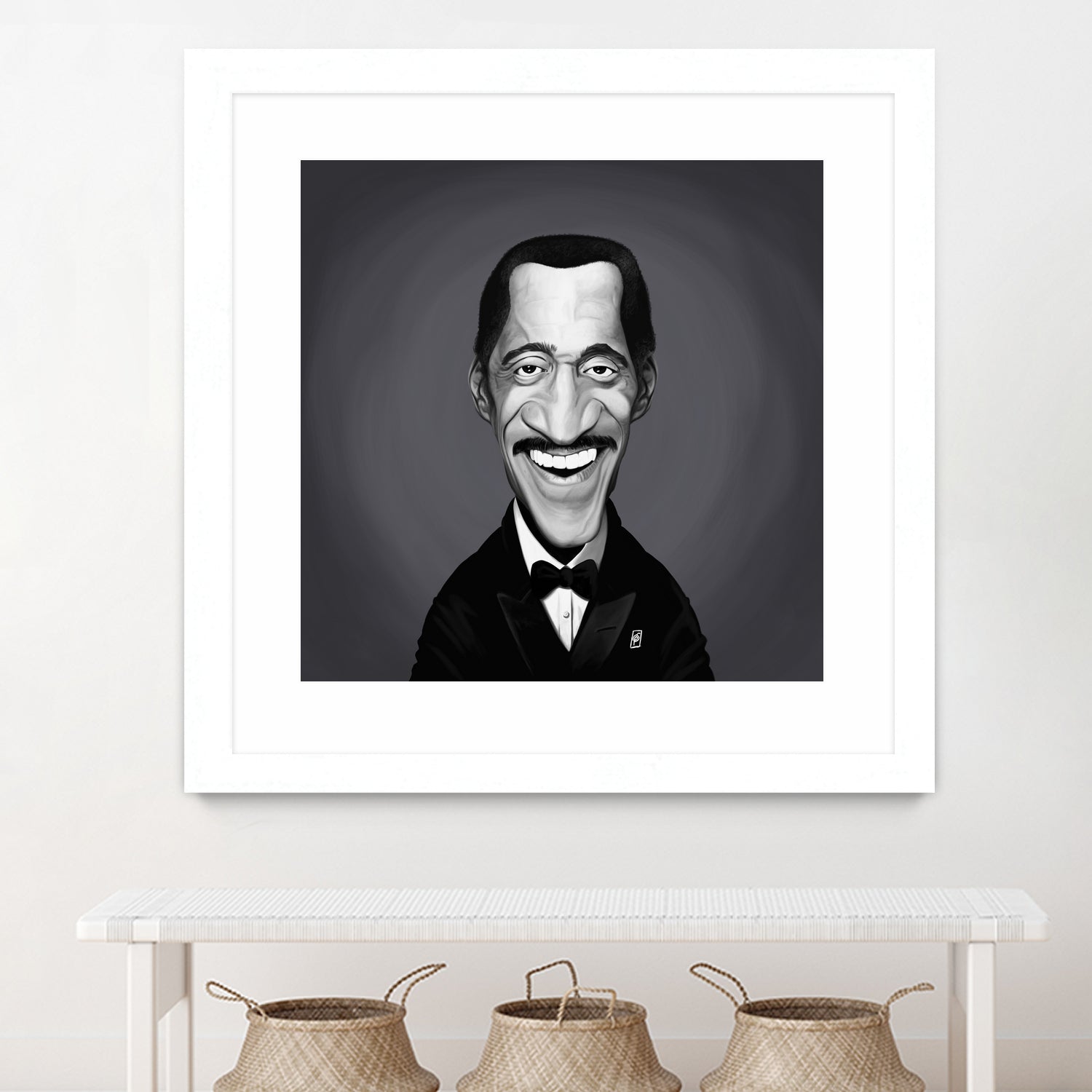 Sammy Davis Jnr by Rob Snow on GIANT ART - gray digital painting