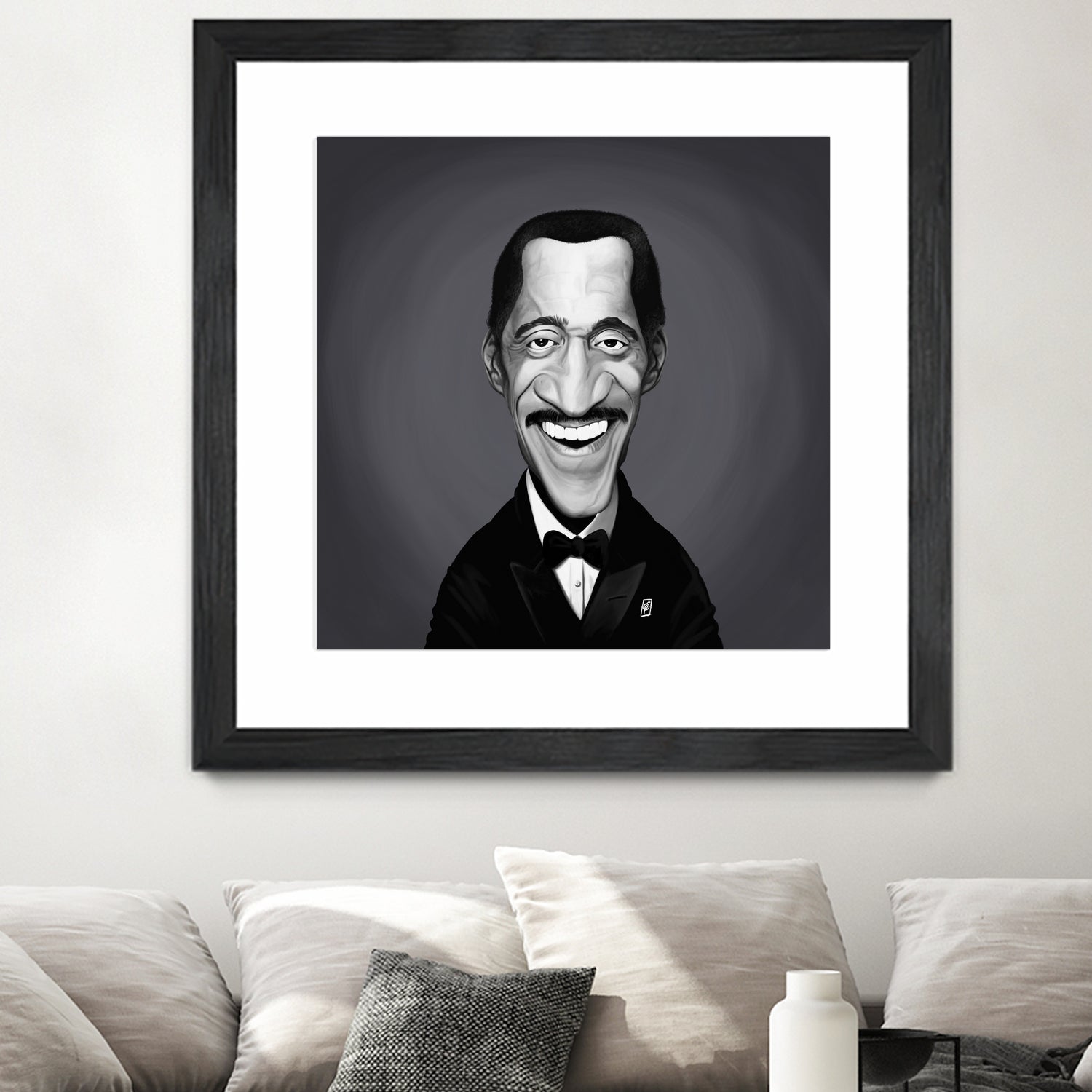 Sammy Davis Jnr by Rob Snow on GIANT ART - gray digital painting