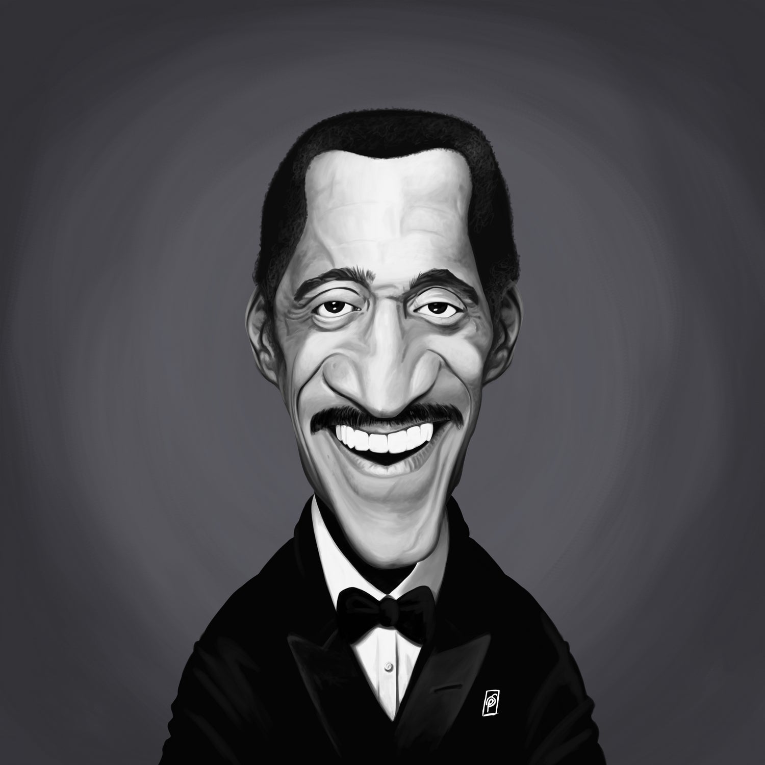 Sammy Davis Jnr by Rob Snow on GIANT ART - gray digital painting